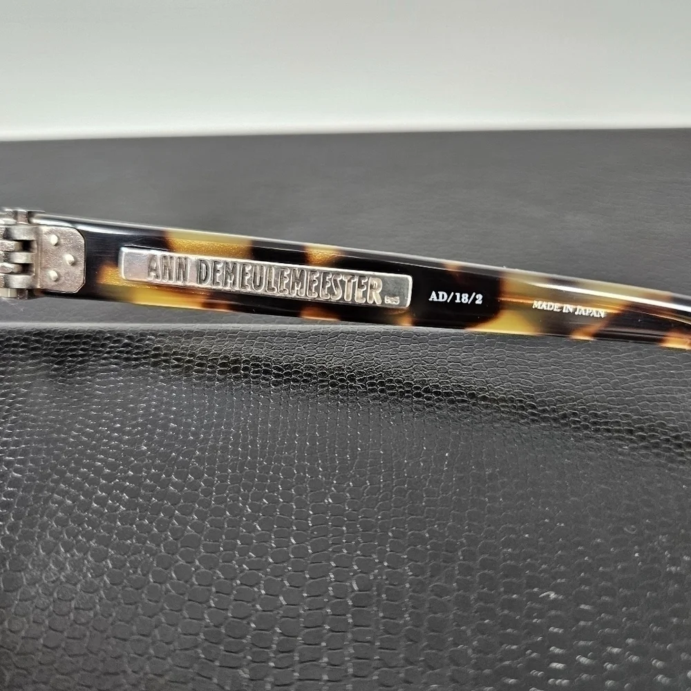 Linda Farrow x Ann Demeulemeester Tortoiseshell Oval Optical  Eyeglass Frame